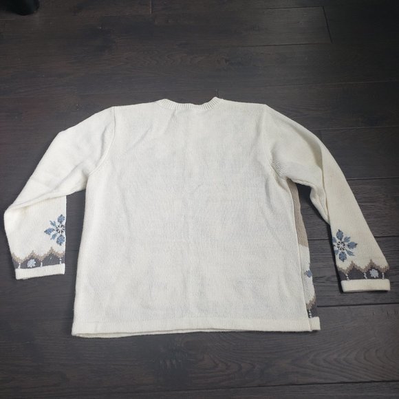 Vintage Festive Winter Theme Alfred Dunner Sweater - Picture 6 of 8